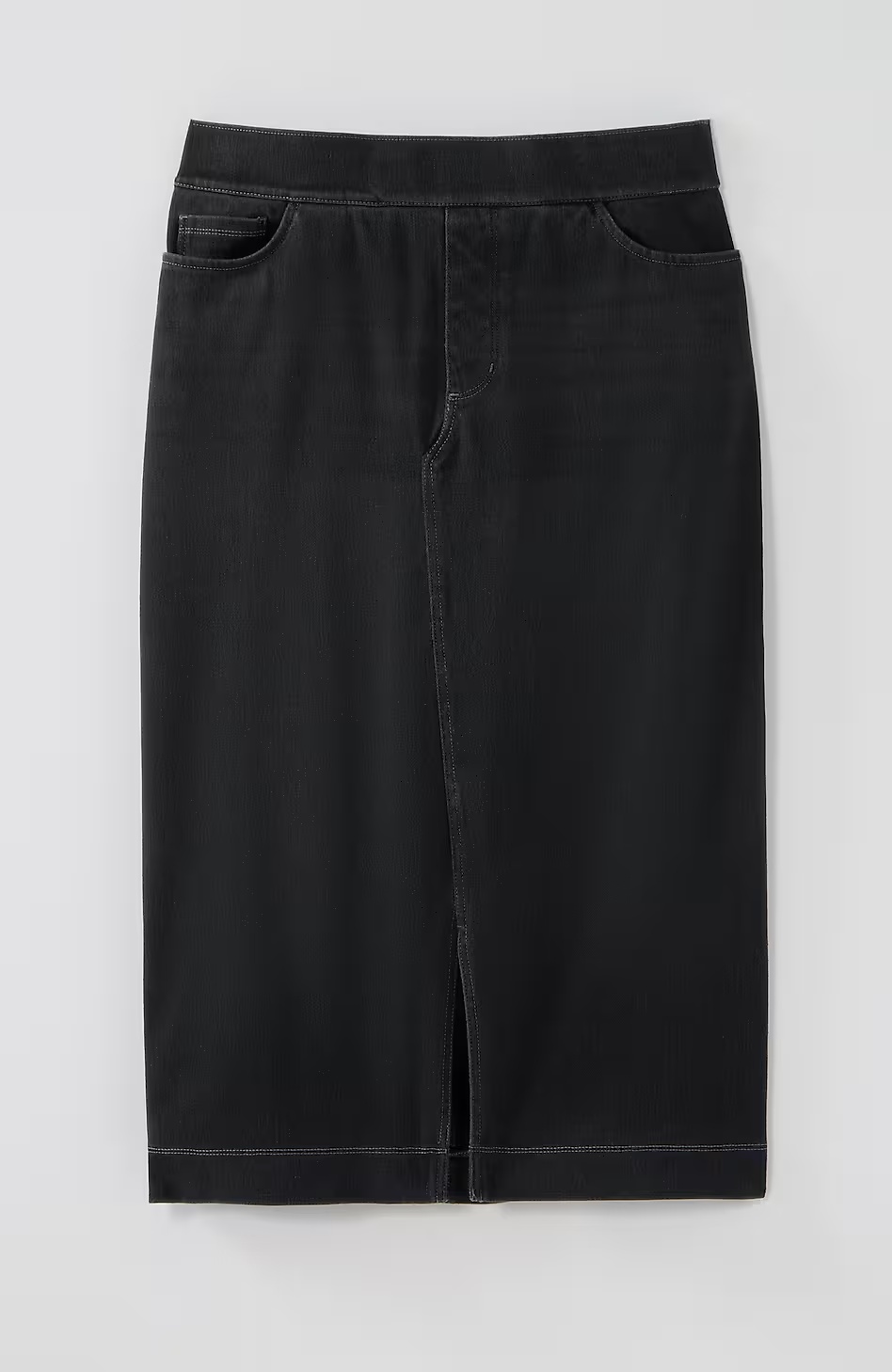 28975-Pure-Jill-Washed-Denim-Knit-Skirt-7.jpg Pure Jill Washed-Denim Knit Skirt