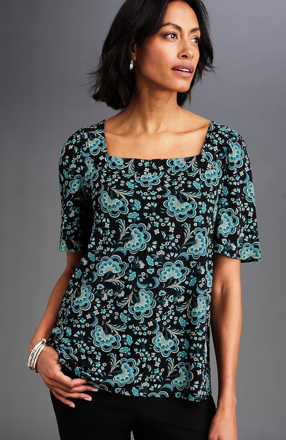 Wearever Button-Back Top
