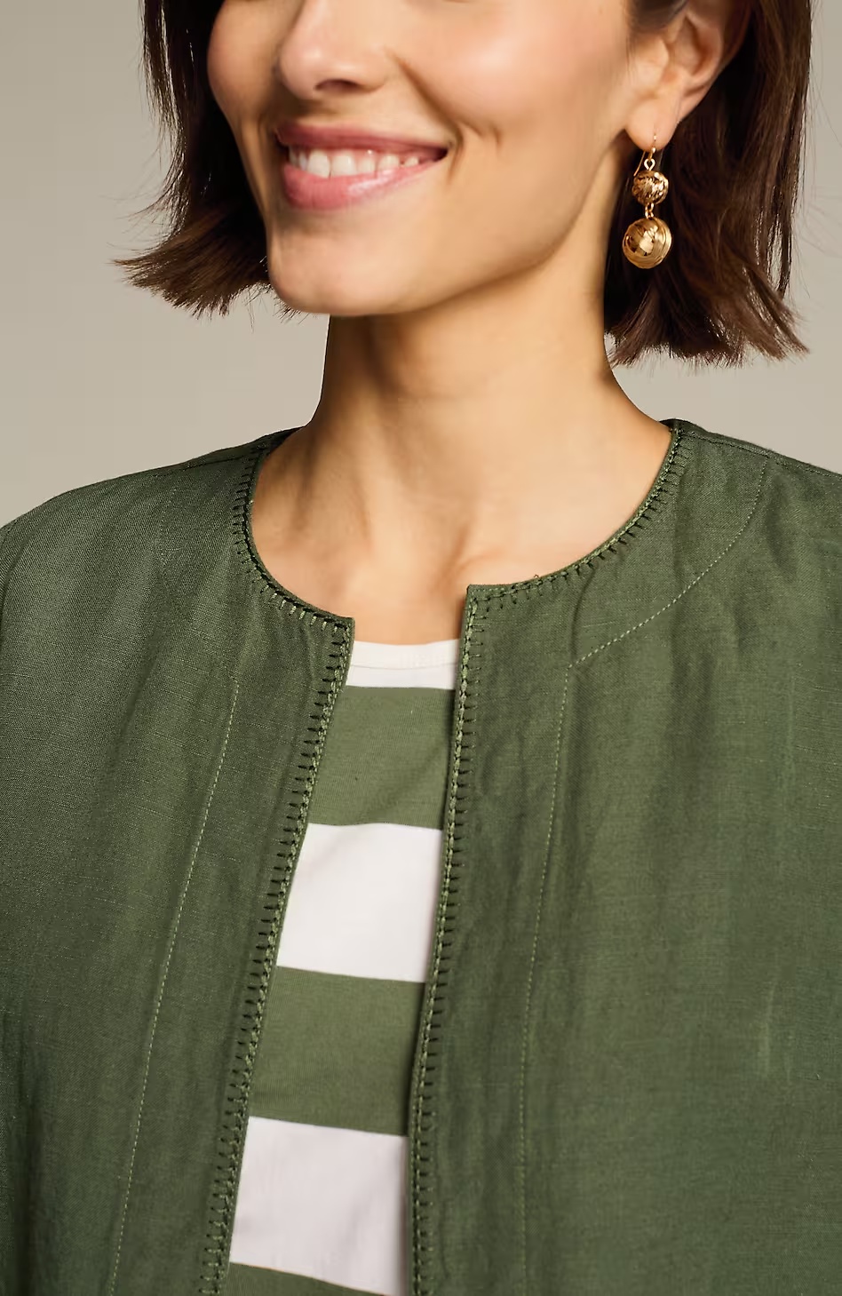 30442-Whipstitched-Open-Front-Jacket-3.jpg Whipstitched Open-Front Jacket