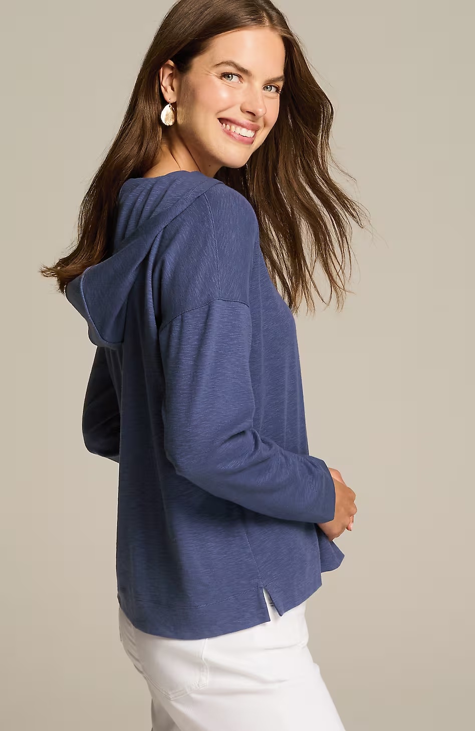 30642-Textured-One-Button-Hoodie-6.jpg Textured One-Button Hoodie
