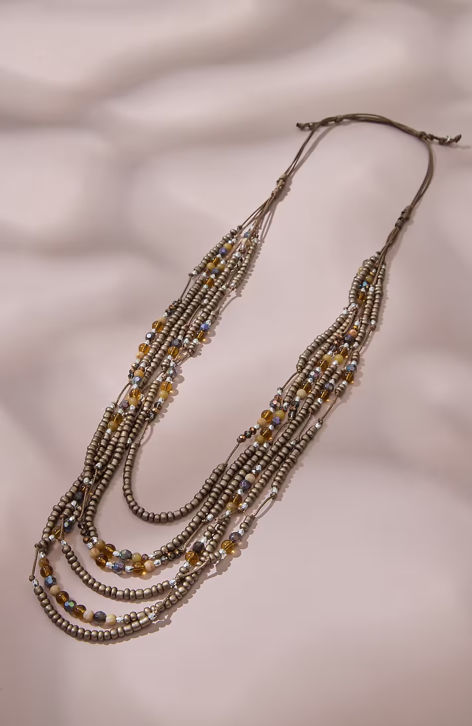 Beaded Statement Necklace