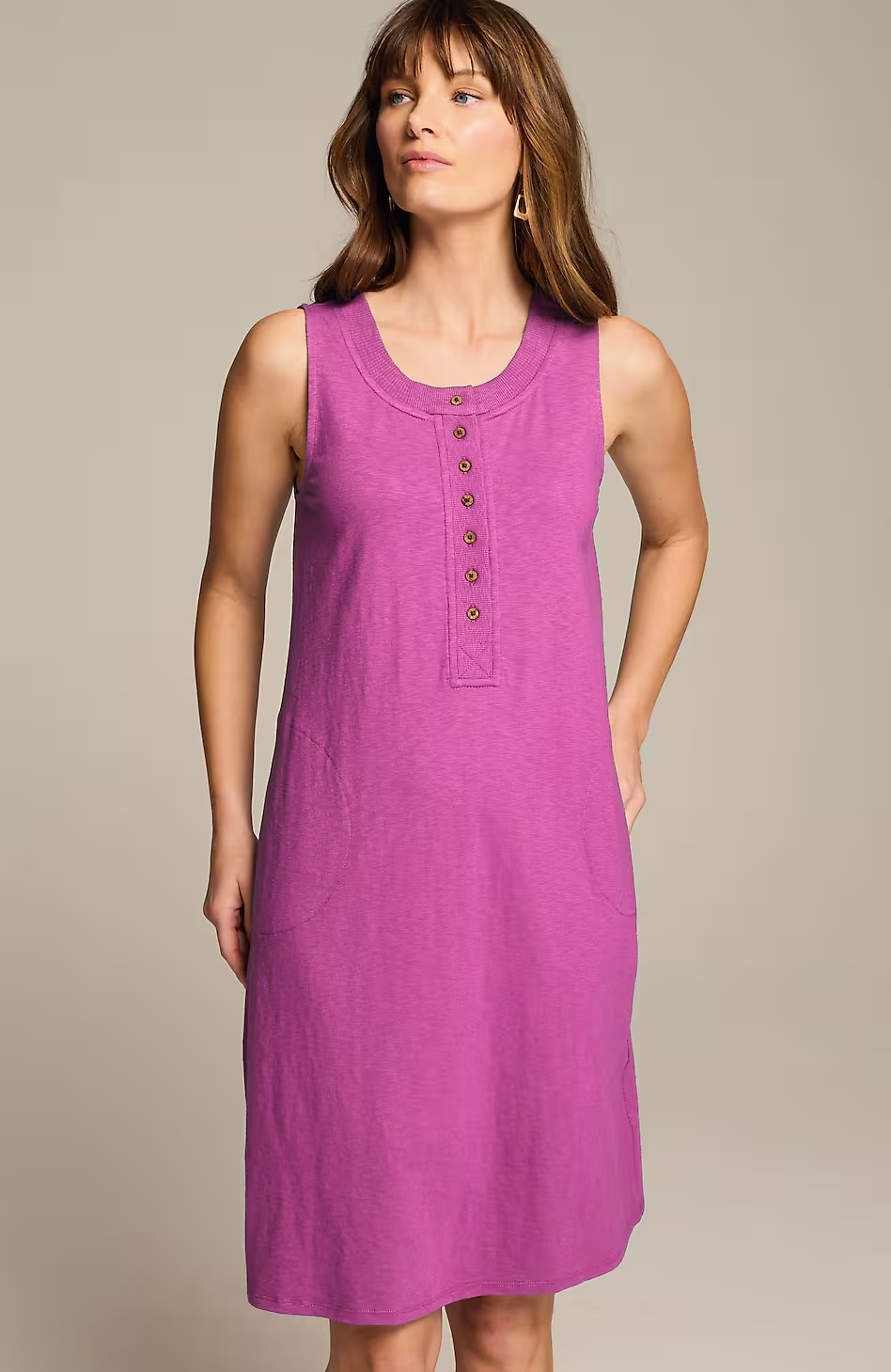 32507-Sleeveless-Henley-Dress-8.jpg Sleeveless Henley Dress