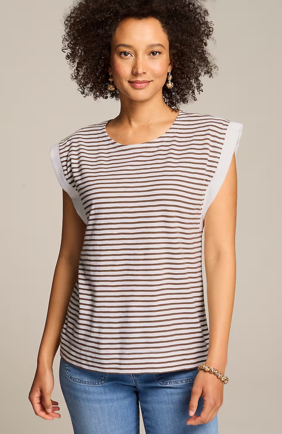32703-Rib-Trimmed-Tee-5.jpg Rib-Trimmed Tee