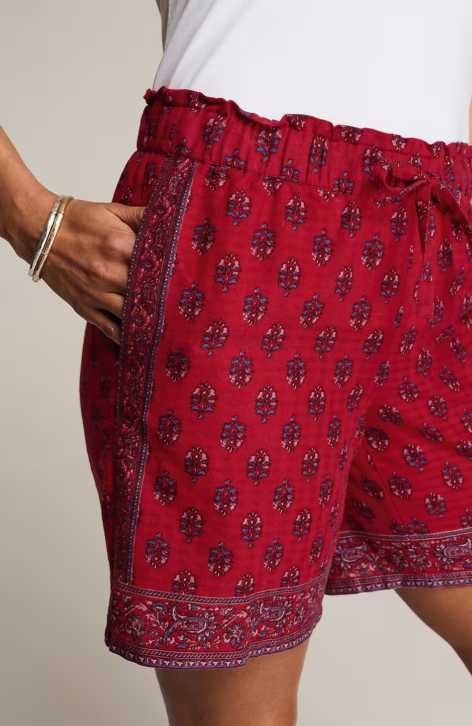 34011-Free-Spirit-Paisley-Pull-On-Shorts-3.jpg Free-Spirit Paisley Pull-On Shorts