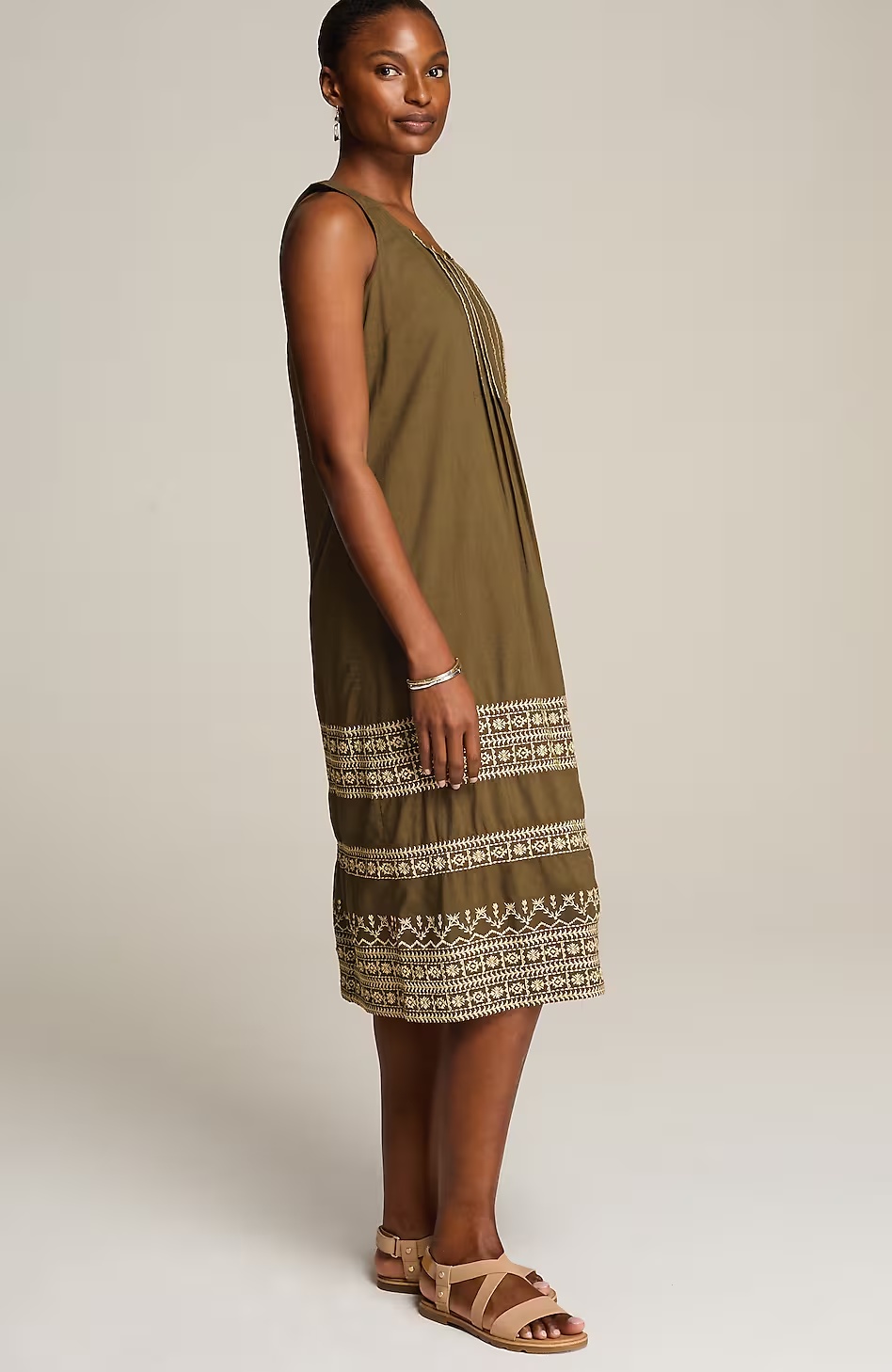 35306-Pure-Jill-Embroidered-Midi-Dress-6.jpg Pure Jill Embroidered Midi Dress