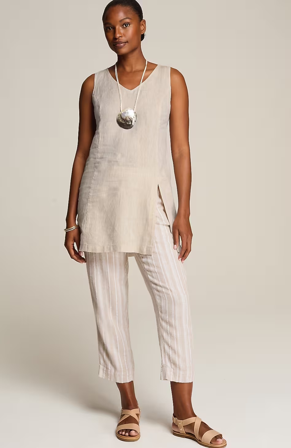 35505-Pure-Jill-Linen-Princess-Seam-Tunic-2.jpg Pure Jill Linen Princess-Seam Tunic