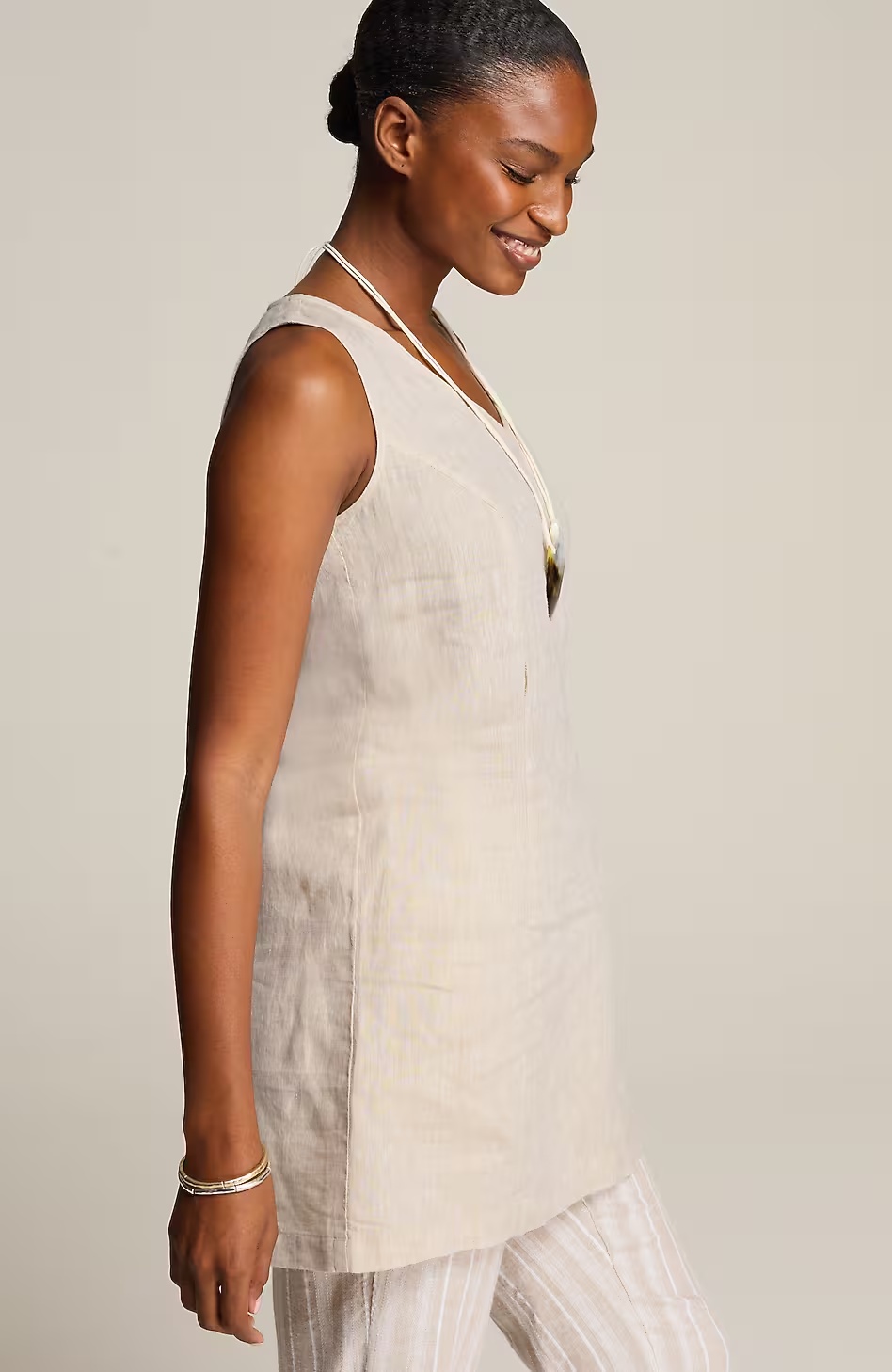 35505-Pure-Jill-Linen-Princess-Seam-Tunic-5.jpg Pure Jill Linen Princess-Seam Tunic