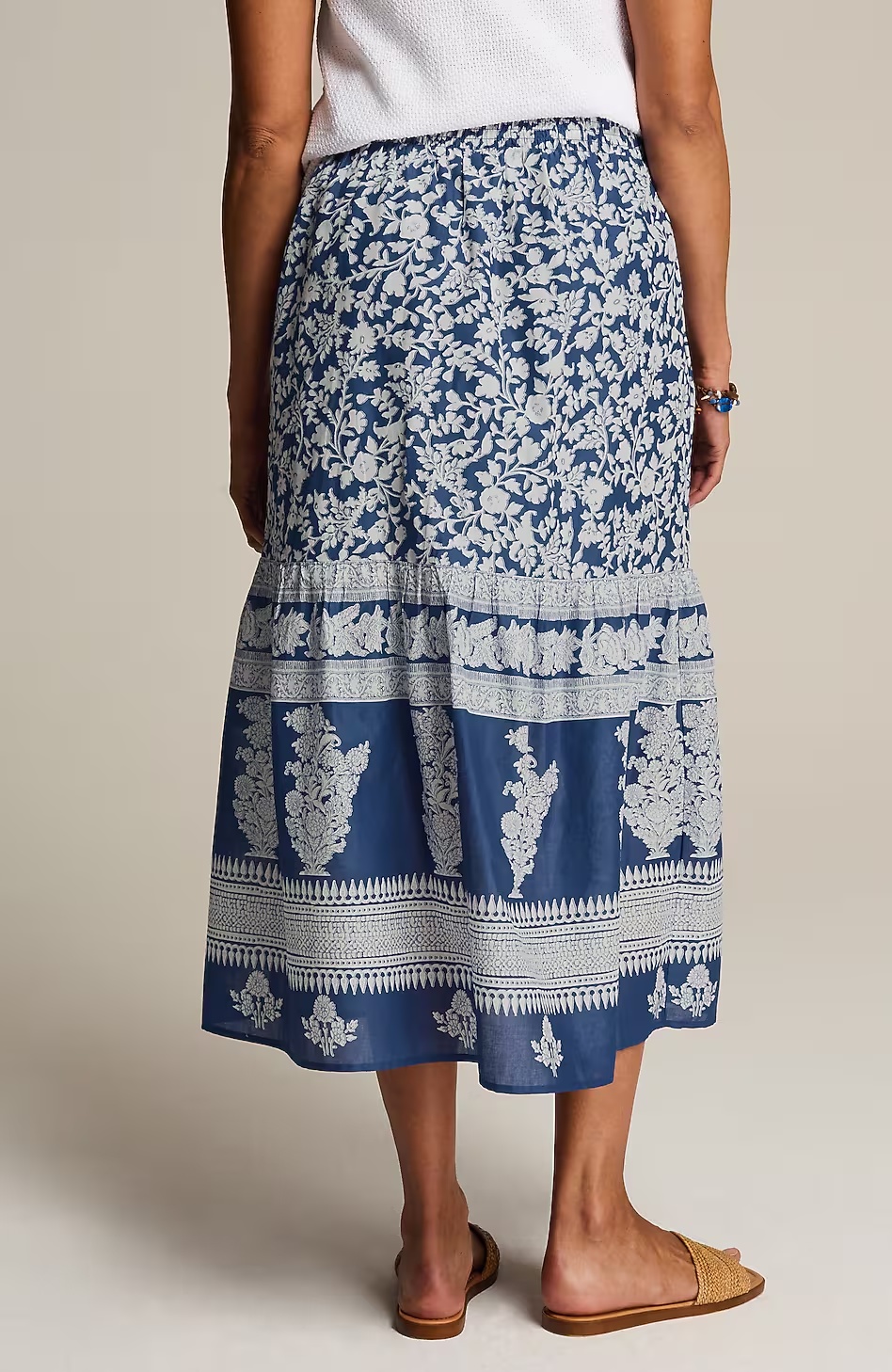 36196-Pure-Jill-Border-Print-Maxi-Skirt-2.jpg Pure Jill Border-Print Maxi Skirt