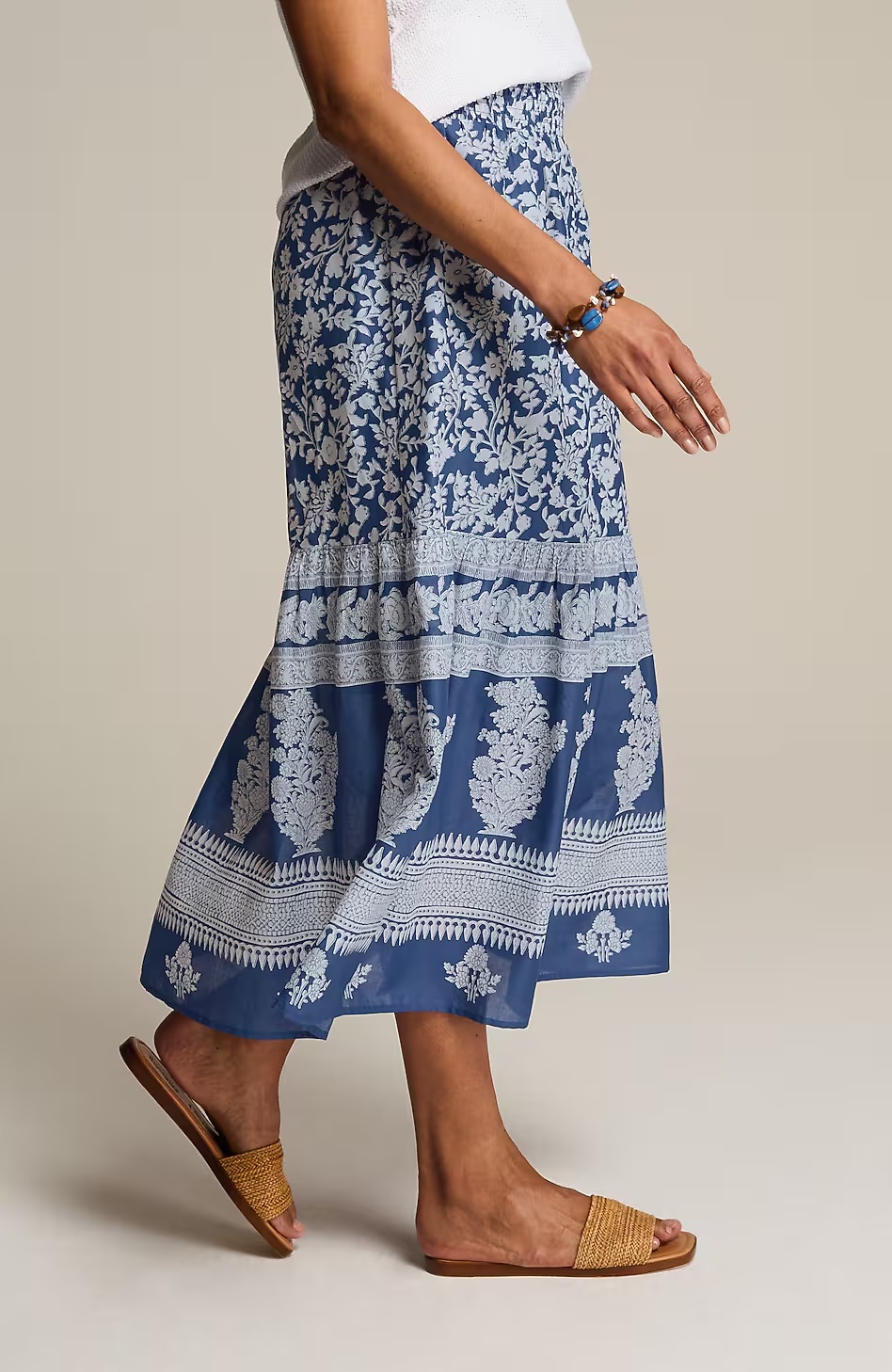 36196-Pure-Jill-Border-Print-Maxi-Skirt-6.jpg Pure Jill Border-Print Maxi Skirt