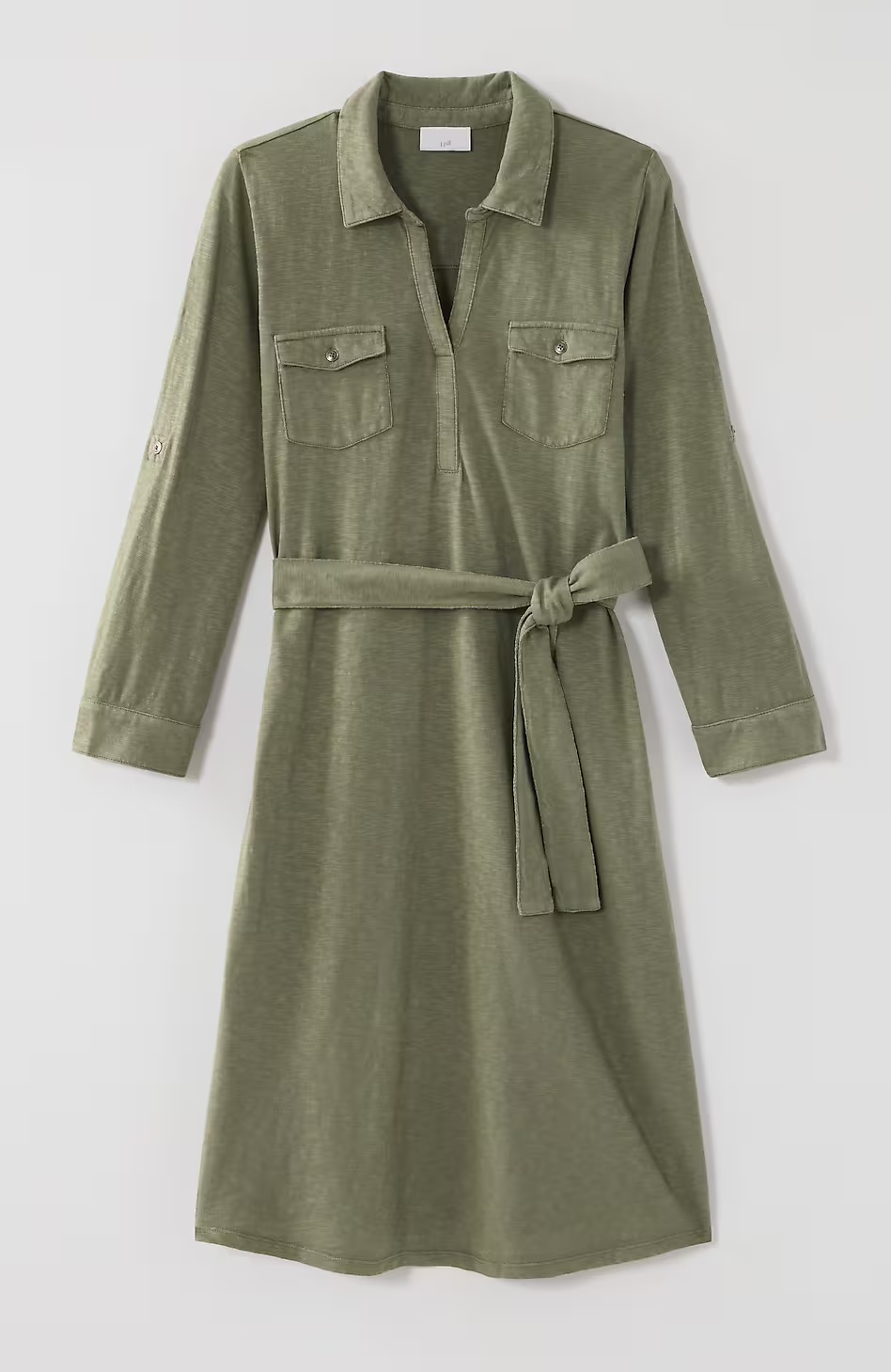 37360-Garment-Dyed-Split-Neck-Shirtdress-13.jpg Garment-Dyed Split-Neck Shirtdress