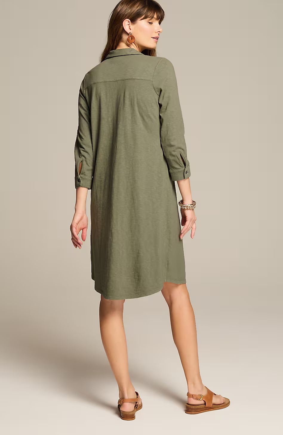 37360-Garment-Dyed-Split-Neck-Shirtdress-2.jpg Garment-Dyed Split-Neck Shirtdress
