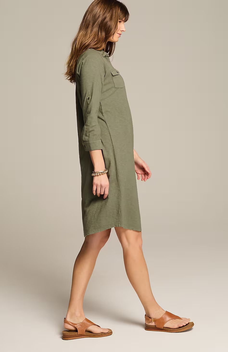 37360-Garment-Dyed-Split-Neck-Shirtdress-6.jpg Garment-Dyed Split-Neck Shirtdress