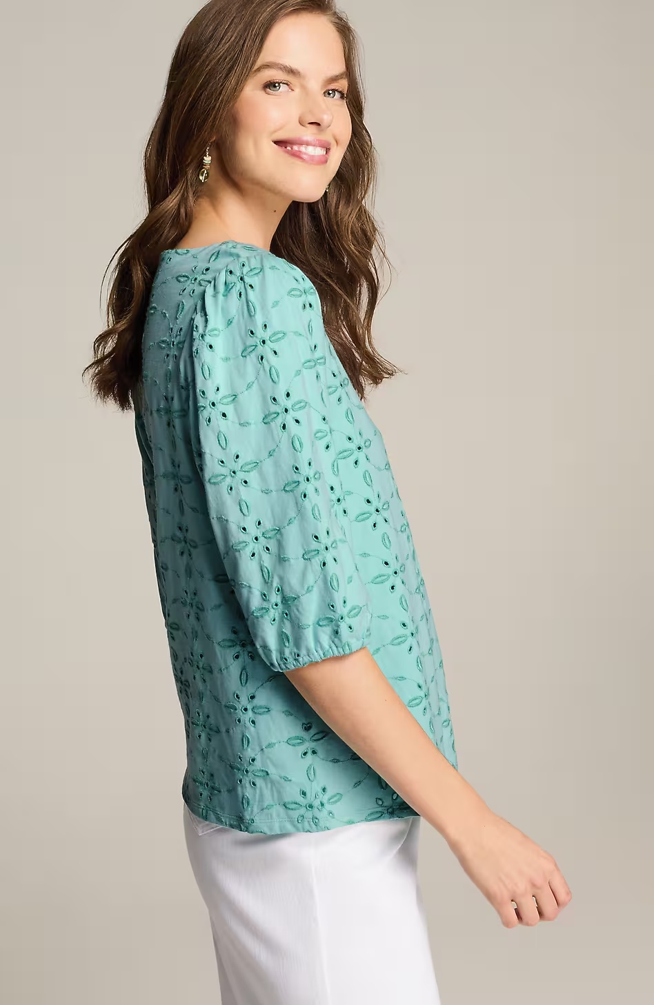 37439-Contrasting-Eyelet-Knit-Top-9.jpg Contrasting-Eyelet Knit Top