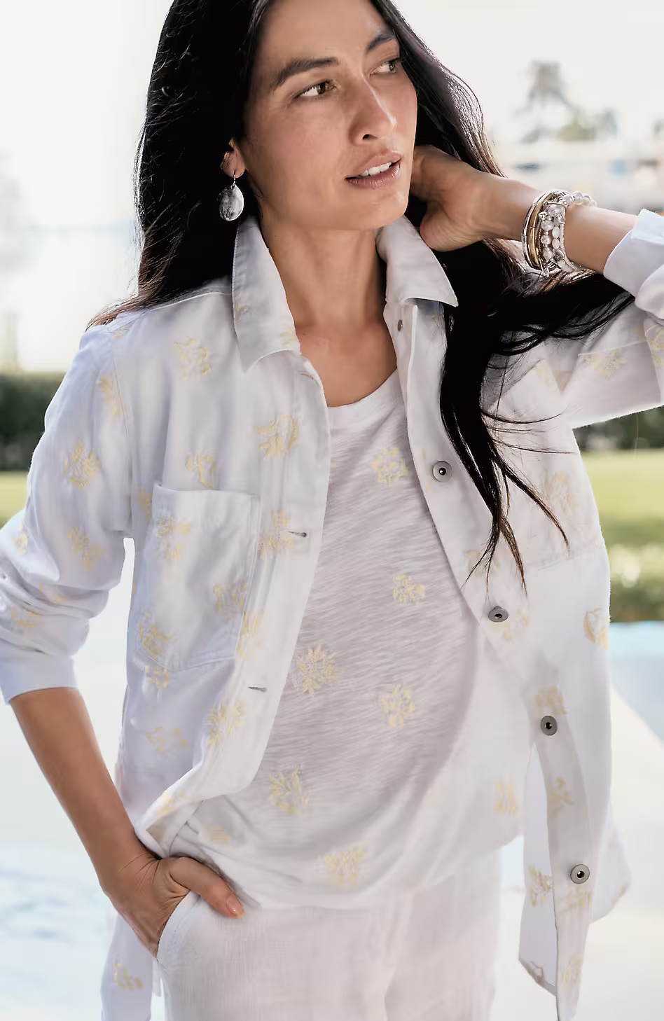 37873-Floral-Embroidered-Tee-2.jpg Floral Embroidered Tee