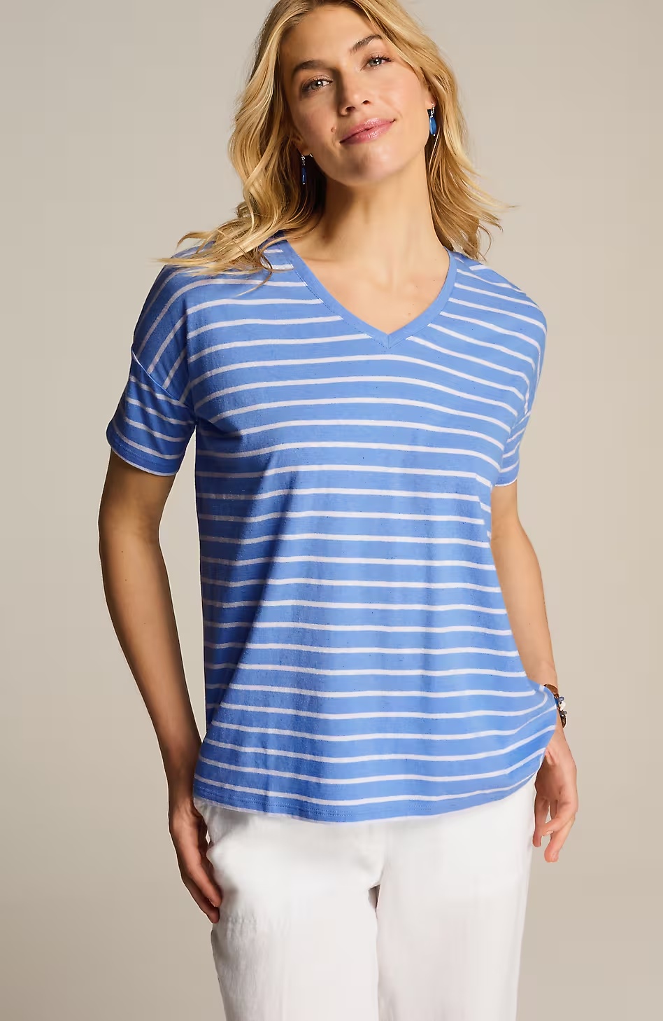 37913-Linen-Blend-Relaxed-Tee-4.jpg Linen-Blend Relaxed Tee