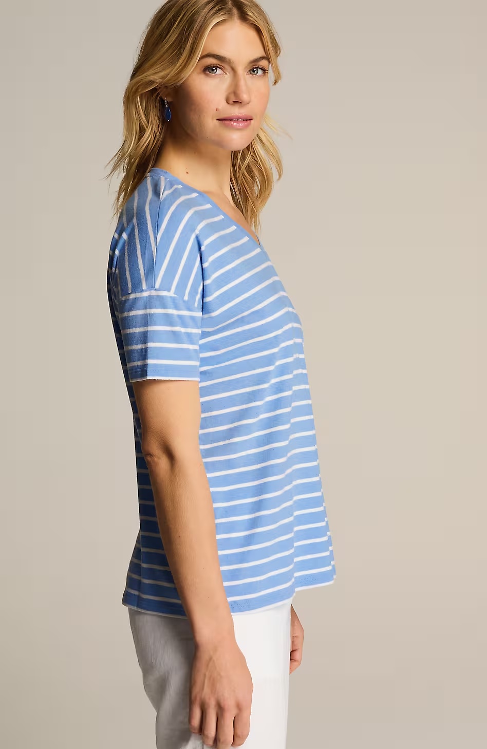 37913-Linen-Blend-Relaxed-Tee-5.jpg Linen-Blend Relaxed Tee