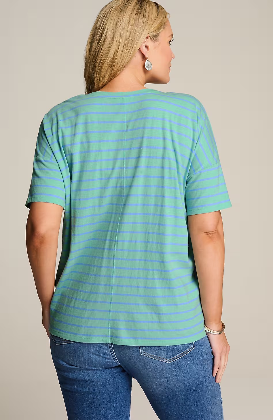 37913-Linen-Blend-Relaxed-Tee-7.jpg Linen-Blend Relaxed Tee