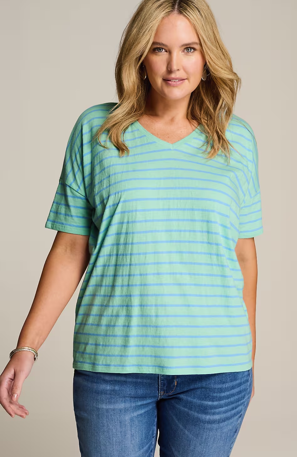37913-Linen-Blend-Relaxed-Tee-9.jpg Linen-Blend Relaxed Tee