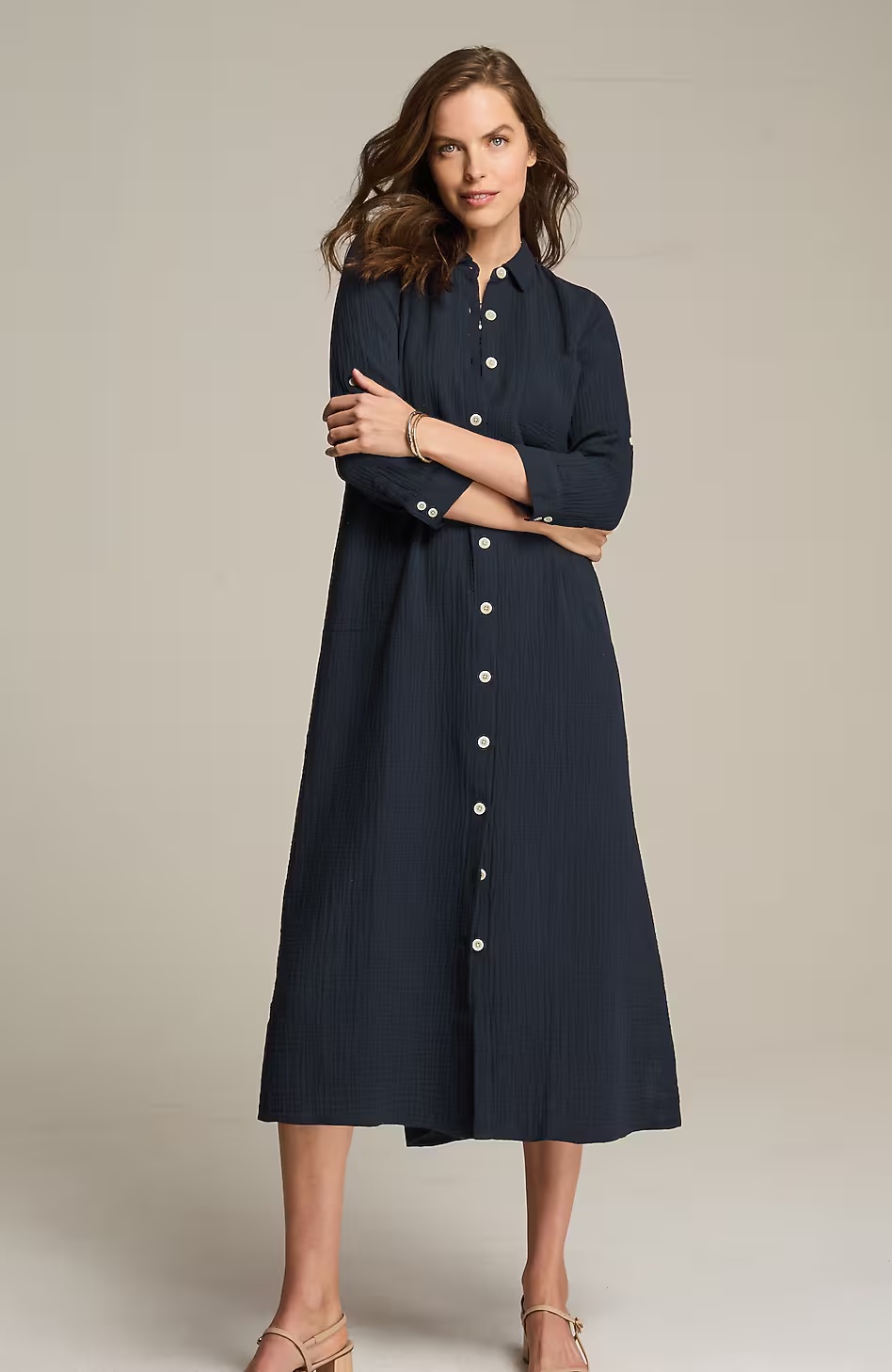 38625-Cotton-Gauze-Midi-Shirtdress-15.jpg Cotton-Gauze Midi Shirtdress