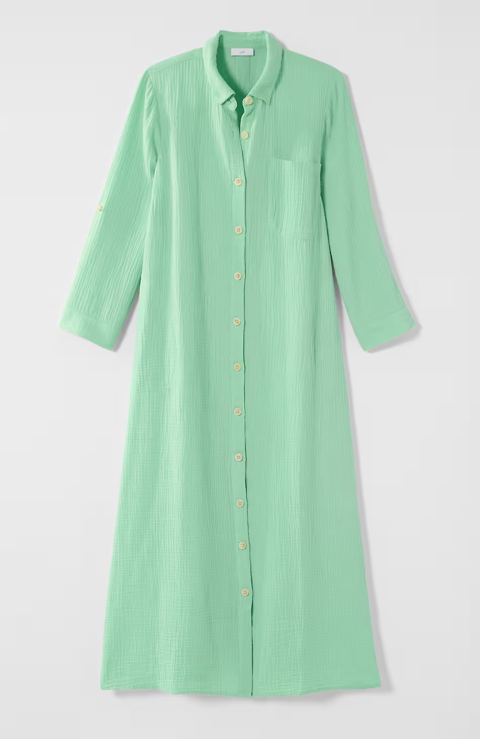38625-Cotton-Gauze-Midi-Shirtdress-3.jpg Cotton-Gauze Midi Shirtdress