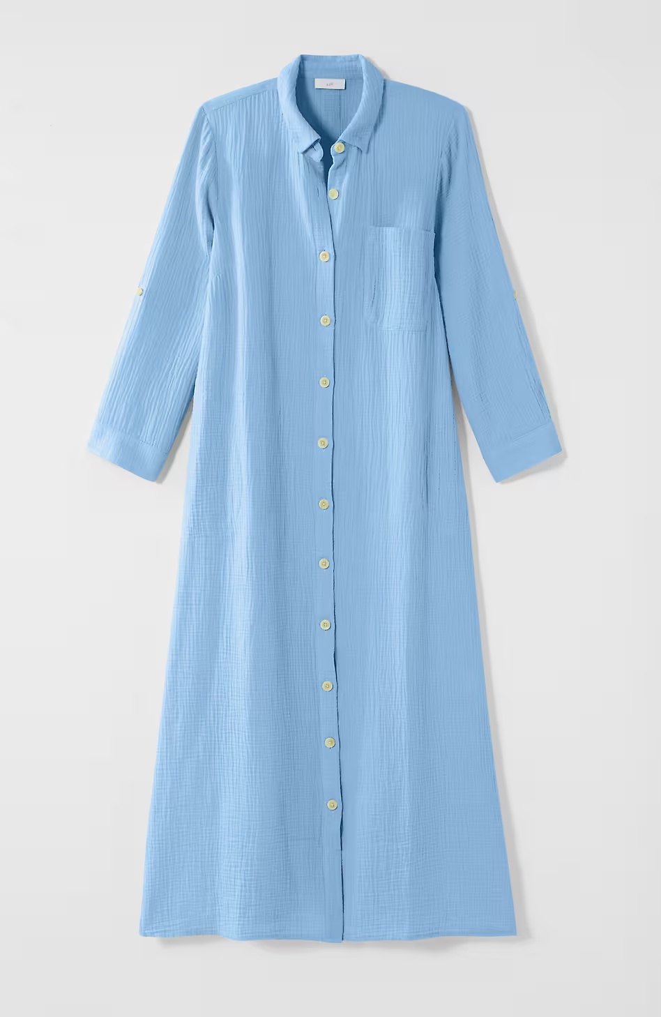 38625-Cotton-Gauze-Midi-Shirtdress-8.jpg Cotton-Gauze Midi Shirtdress