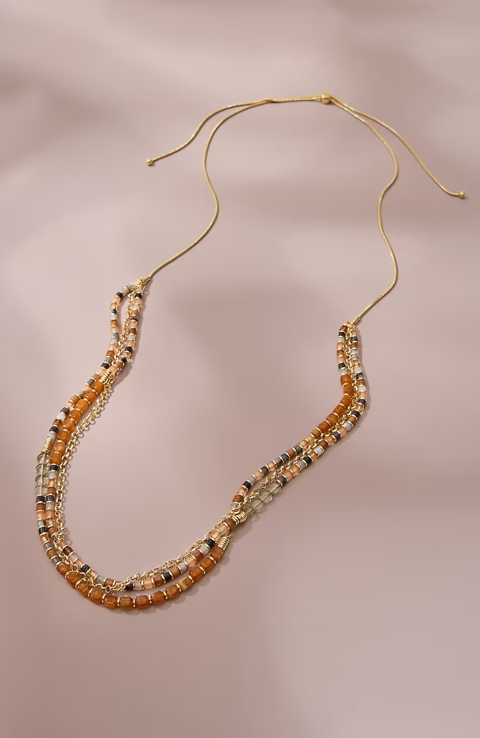 Free-Spirit Beaded Necklace