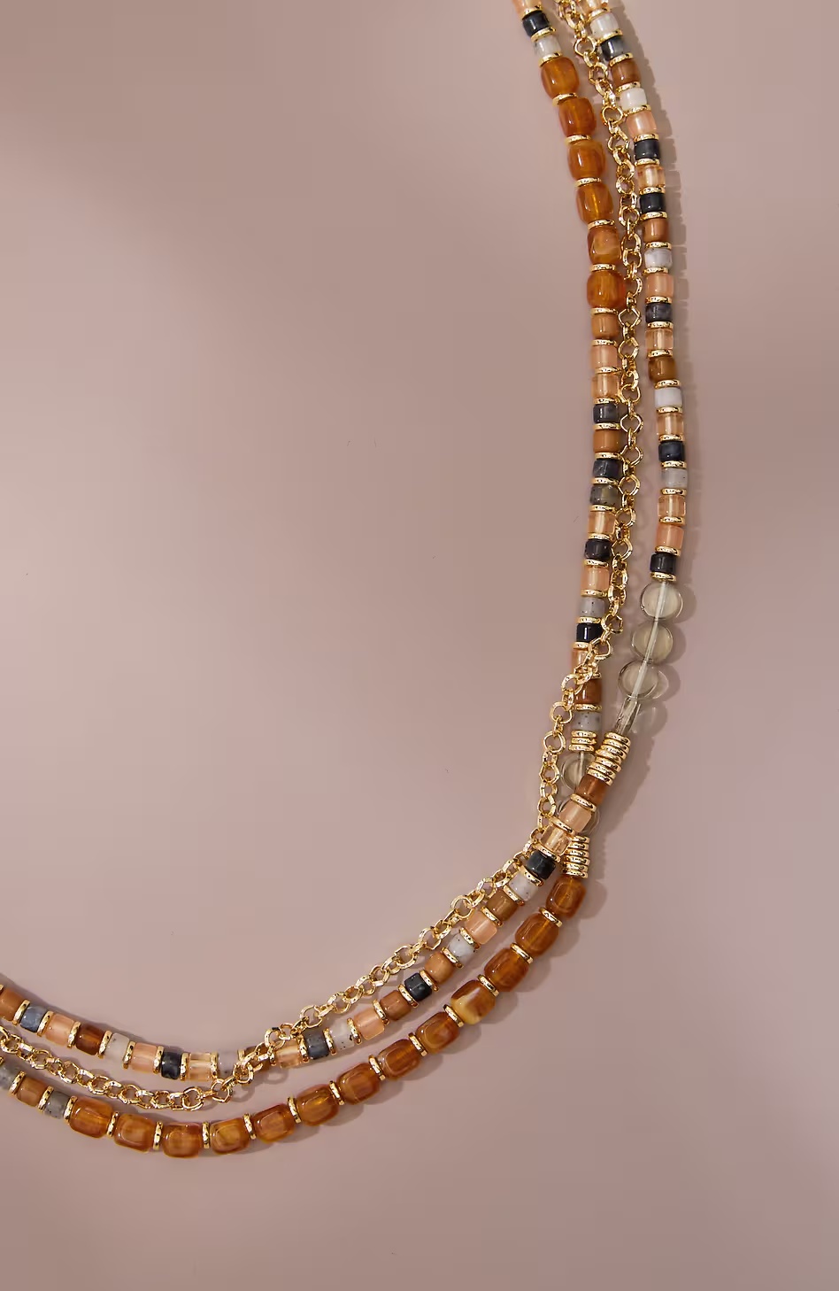 Free-Spirit Beaded Necklace