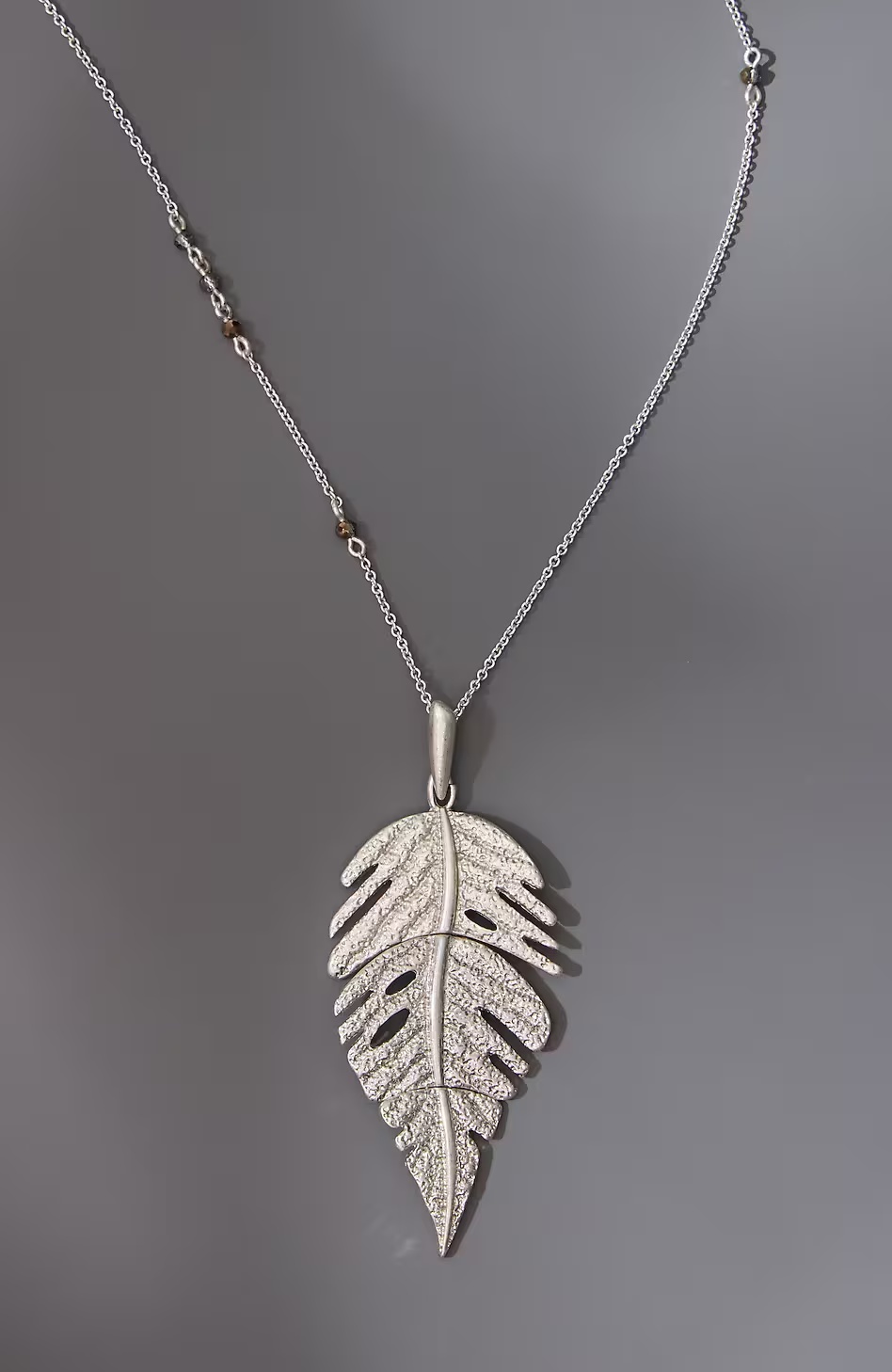 Fall Foliage Pendant Necklace