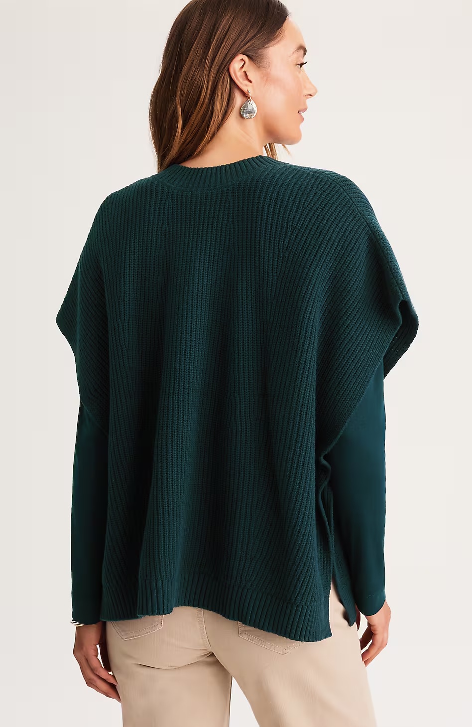 Versatile Tweed Poncho
