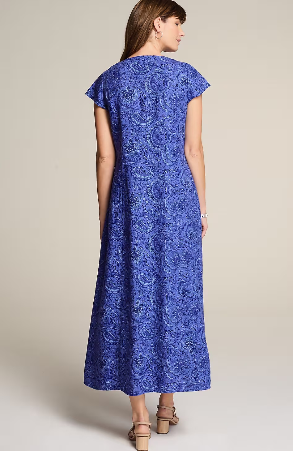 42176-Linen-V-Neck-Maxi-Dress-8.jpg Linen V-Neck Maxi Dress