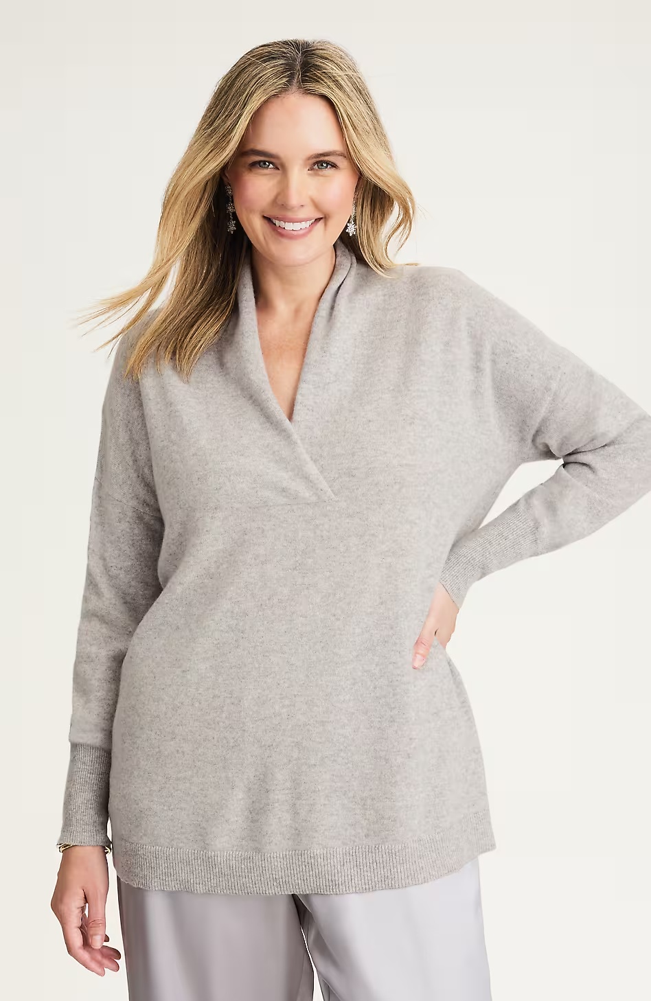 4228-Pure-Jill-Recycled-Cashmere-Pullover-V-Neck-Sweater-9.jpg Pure Jill Recycled-Cashmere Pullover V-Neck Sweater