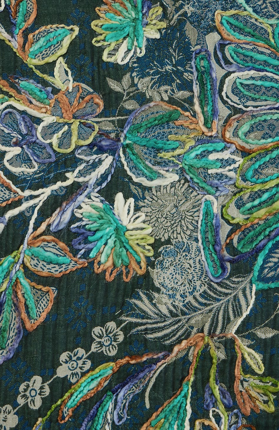 428-Embroidered-Jacquard-Triangle-Scarf-3.jpg Embroidered Jacquard Triangle Scarf