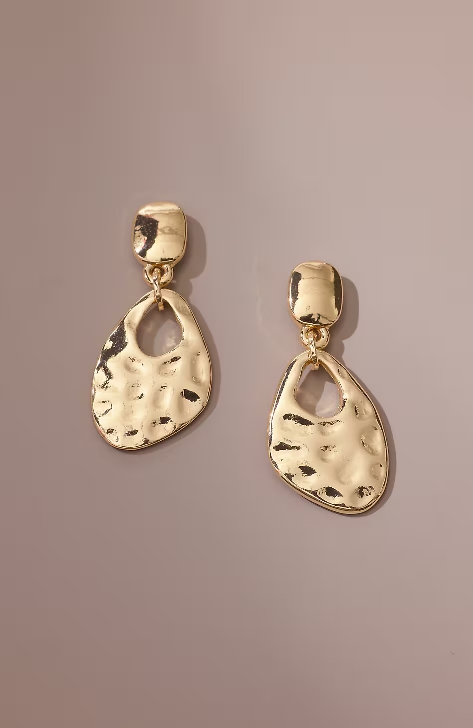Textured Metal Earrings