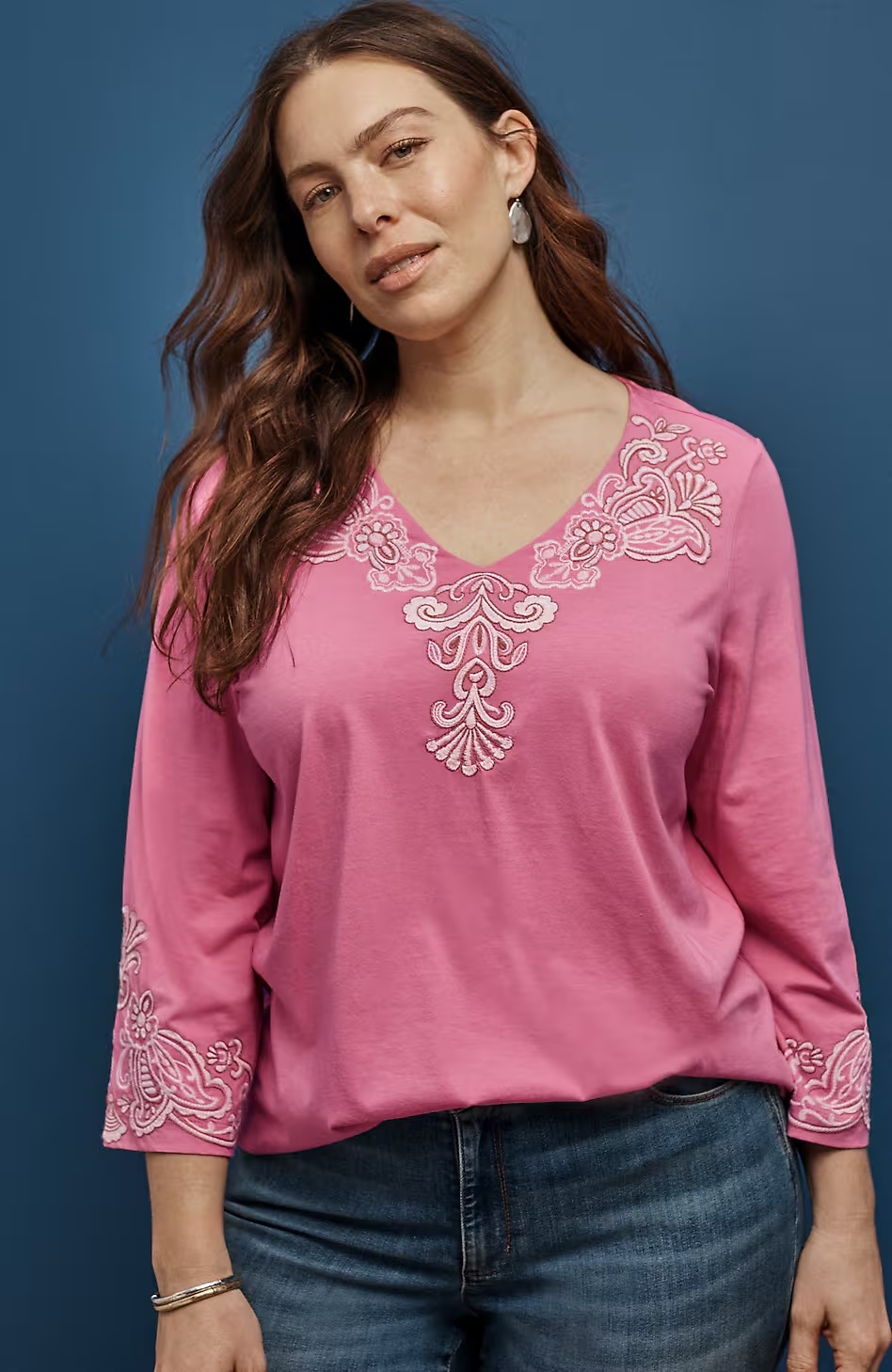 45660-Embroidered-V-Neck-Top-5.jpg Embroidered V-Neck Top