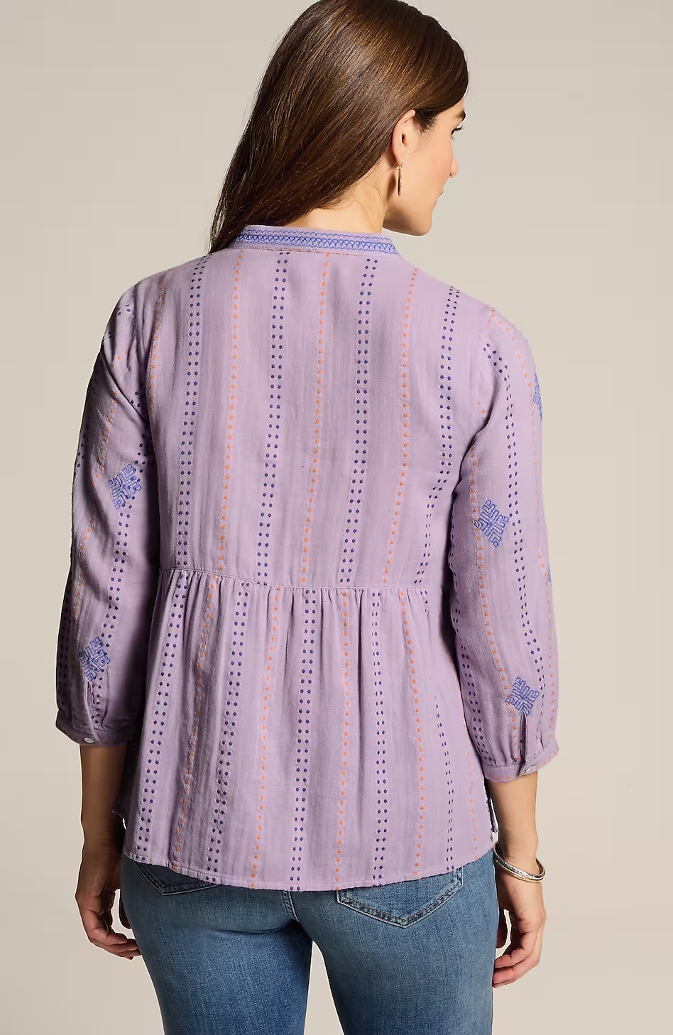 46172-Cotton-Gauze-Embroidered-Popover-2.jpg Cotton-Gauze Embroidered Popover
