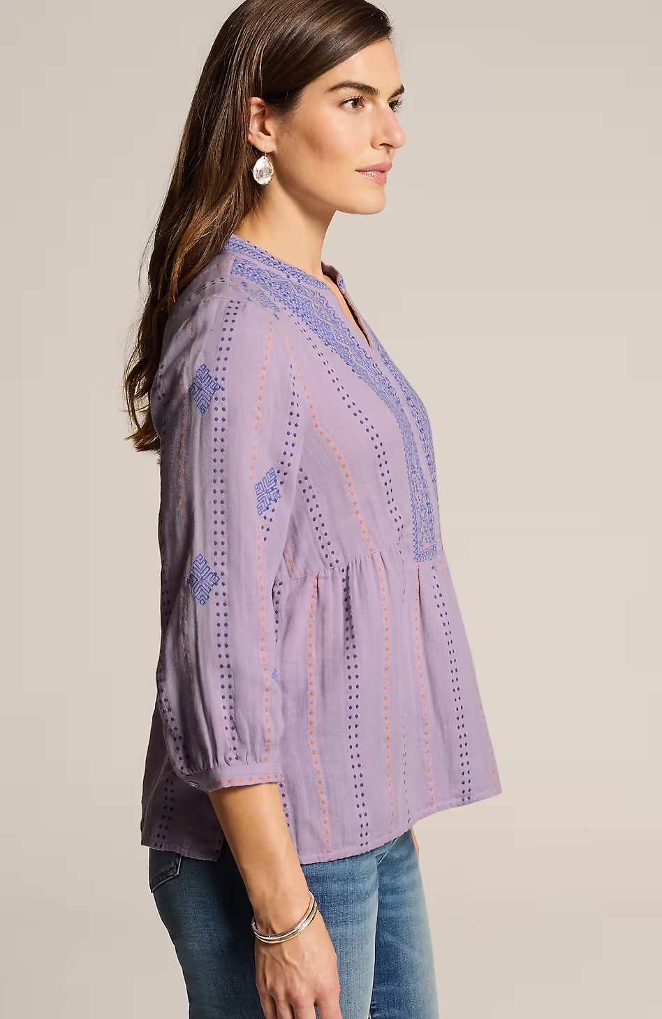 46172-Cotton-Gauze-Embroidered-Popover-5.jpg Cotton-Gauze Embroidered Popover