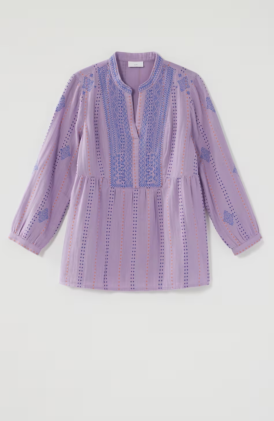 46172-Cotton-Gauze-Embroidered-Popover-6.jpg Cotton-Gauze Embroidered Popover