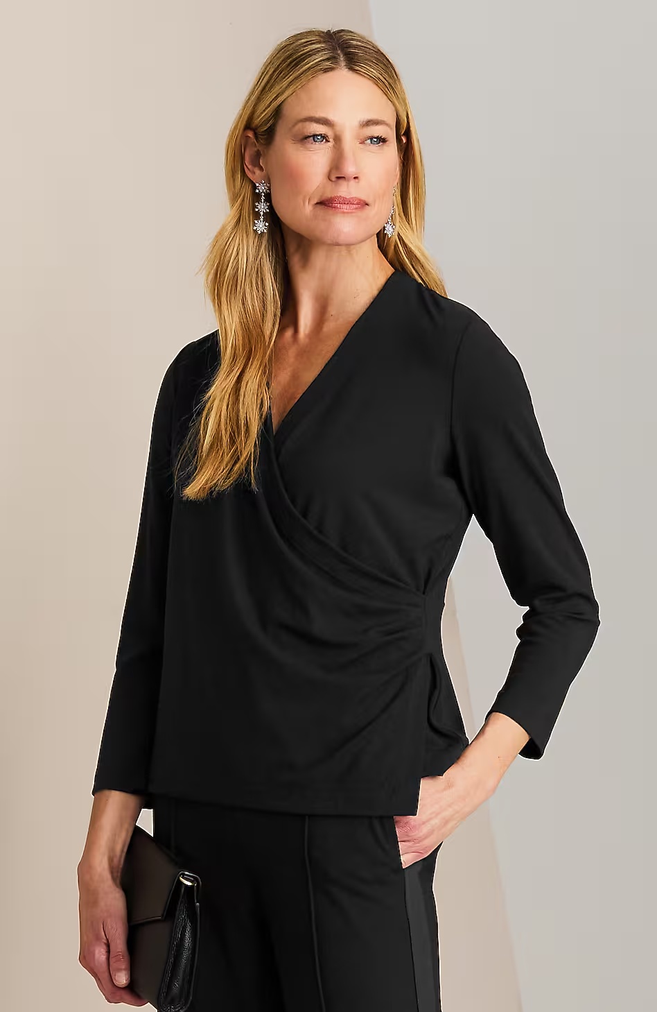 Wearever Pleated-Waist Top