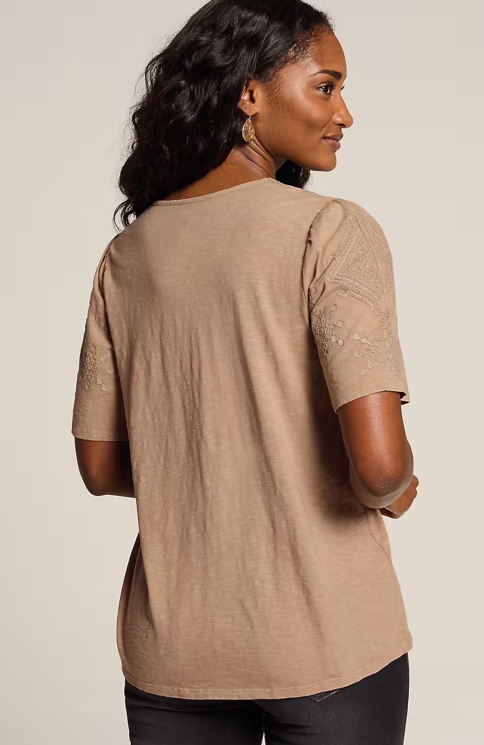 48509-Pure-Jill-Embroidered-Garment-Dyed-Top-2.jpg Pure Jill Embroidered Garment-Dyed Top