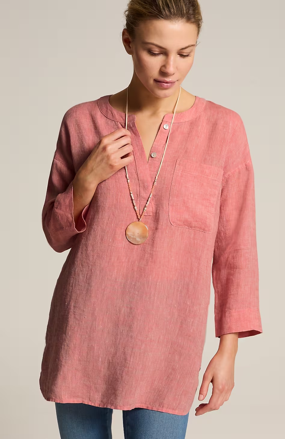 49059-Pure-Jill-Linen-One-Pocket-Tunic-5.jpg Pure Jill Linen One-Pocket Tunic