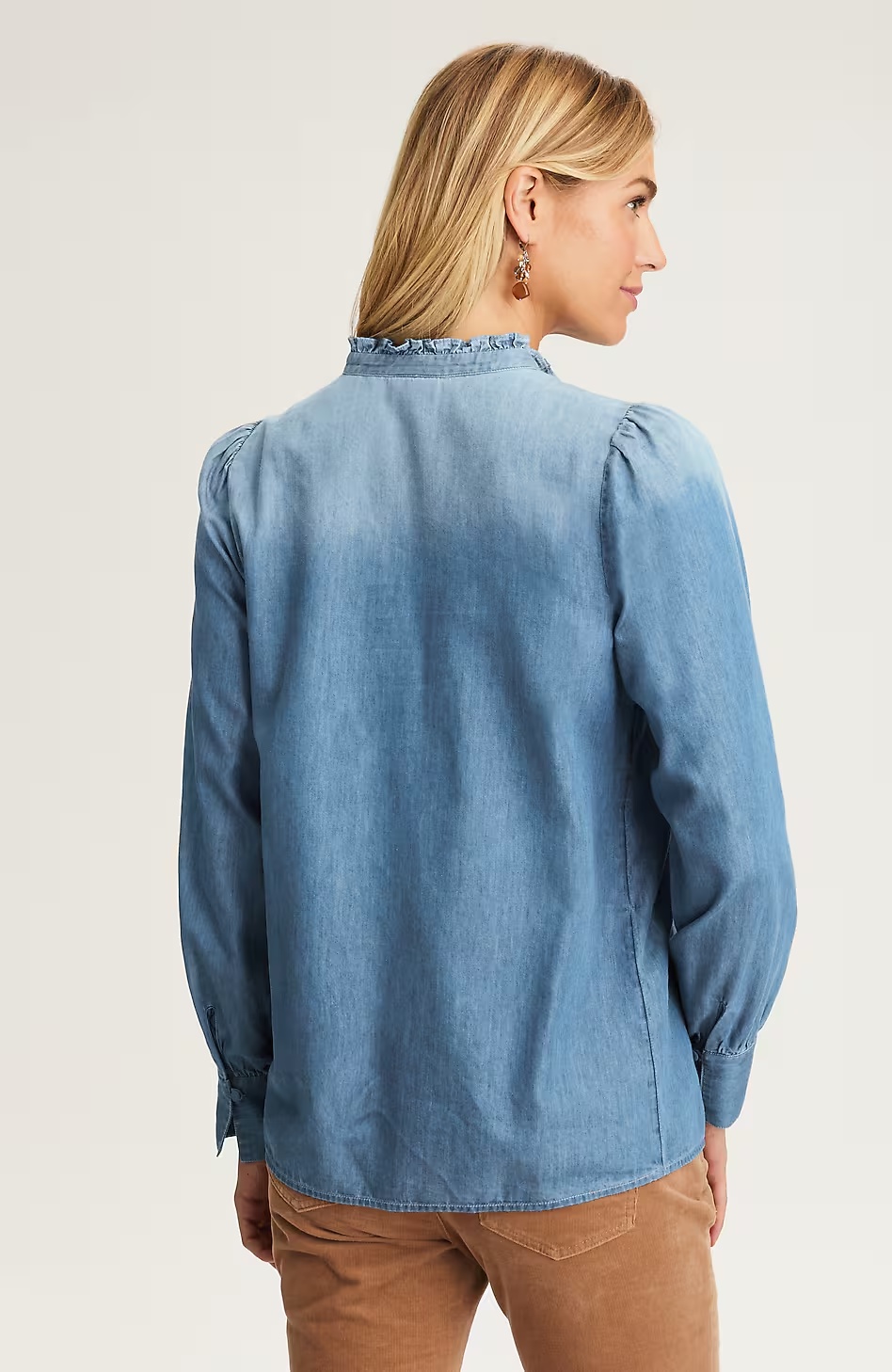 4945-Indigo-Stand-Collar-Top-3.jpg Indigo Stand-Collar Top