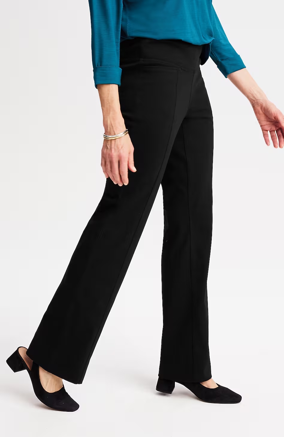 Wearever Smooth-Fit Boot-Cut Knit Jeans