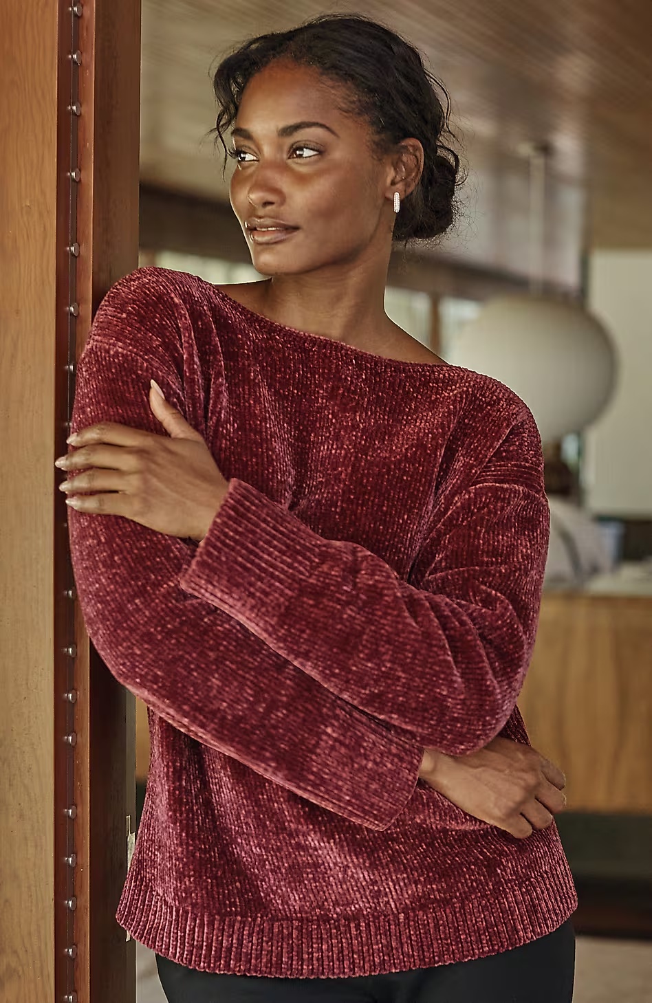 5104-Pure-Jill-Luxe-Chenille-Pullover-Sweater-1.jpg Pure Jill Luxe-Chenille Pullover Sweater
