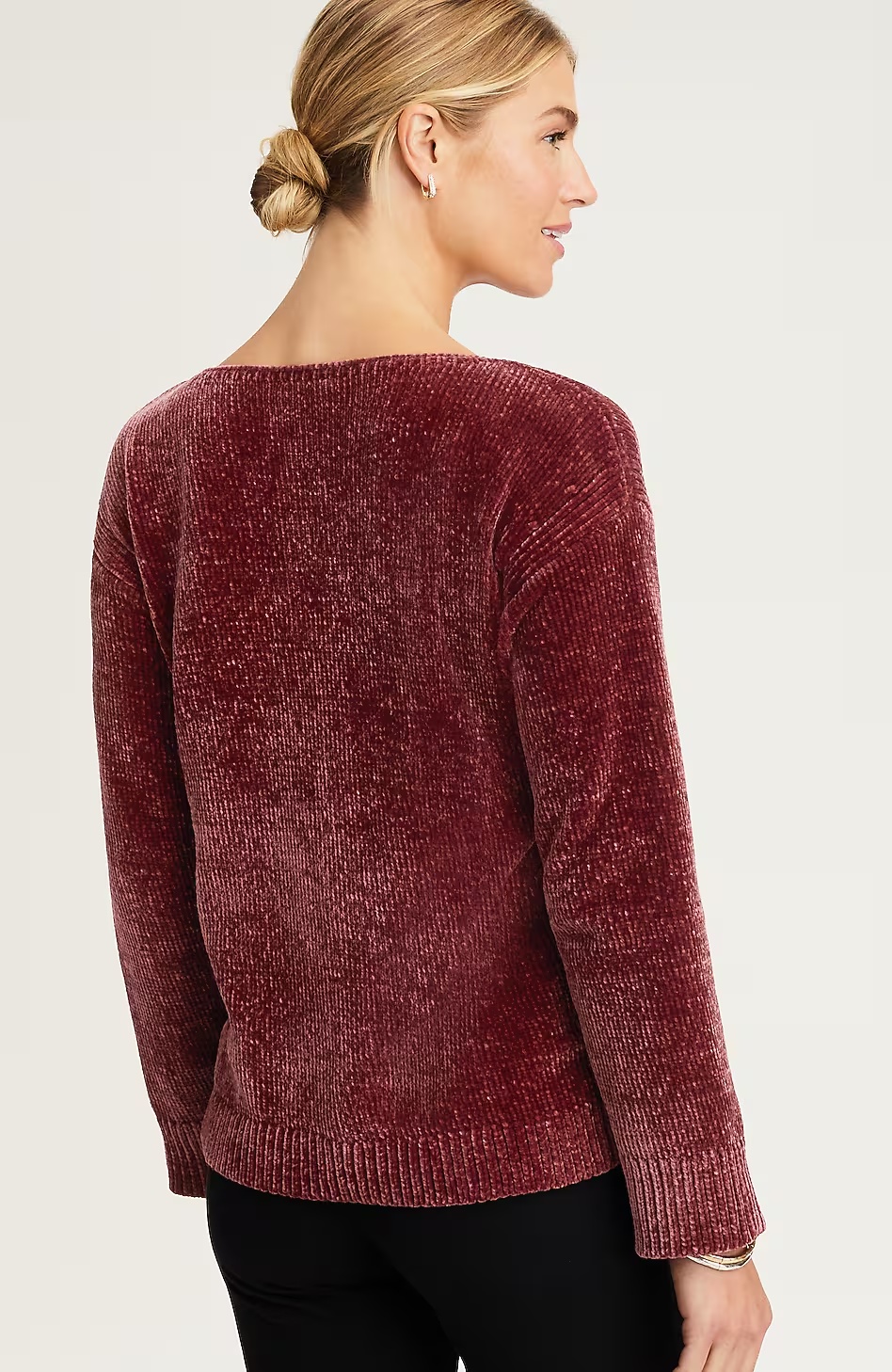 5104-Pure-Jill-Luxe-Chenille-Pullover-Sweater-2.jpg Pure Jill Luxe-Chenille Pullover Sweater