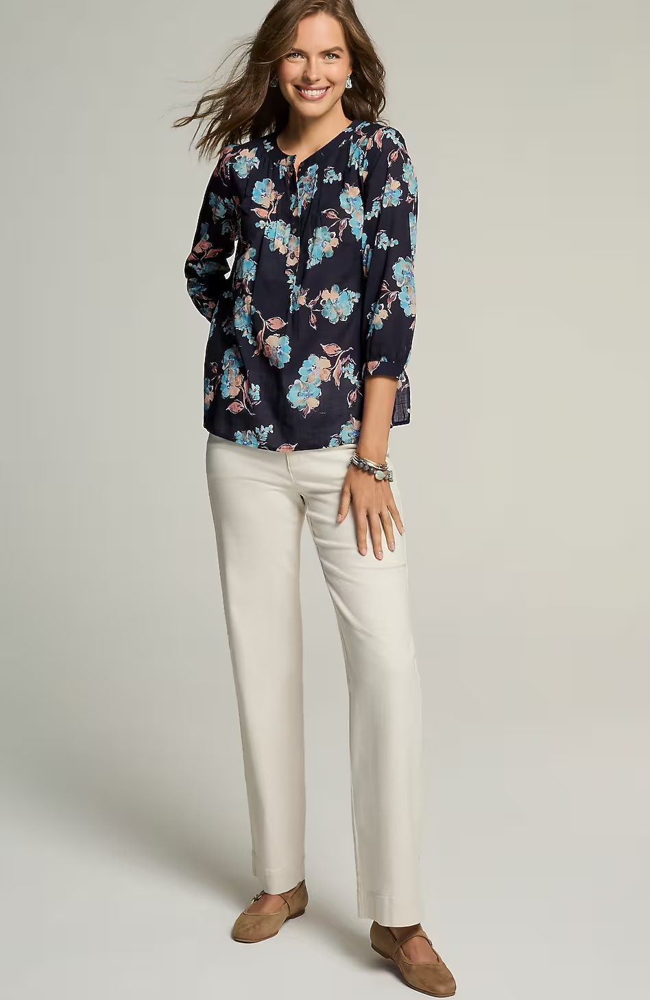 51814-Printed-Cotton-Pintucked-Top-2.jpg Printed Cotton Pintucked Top