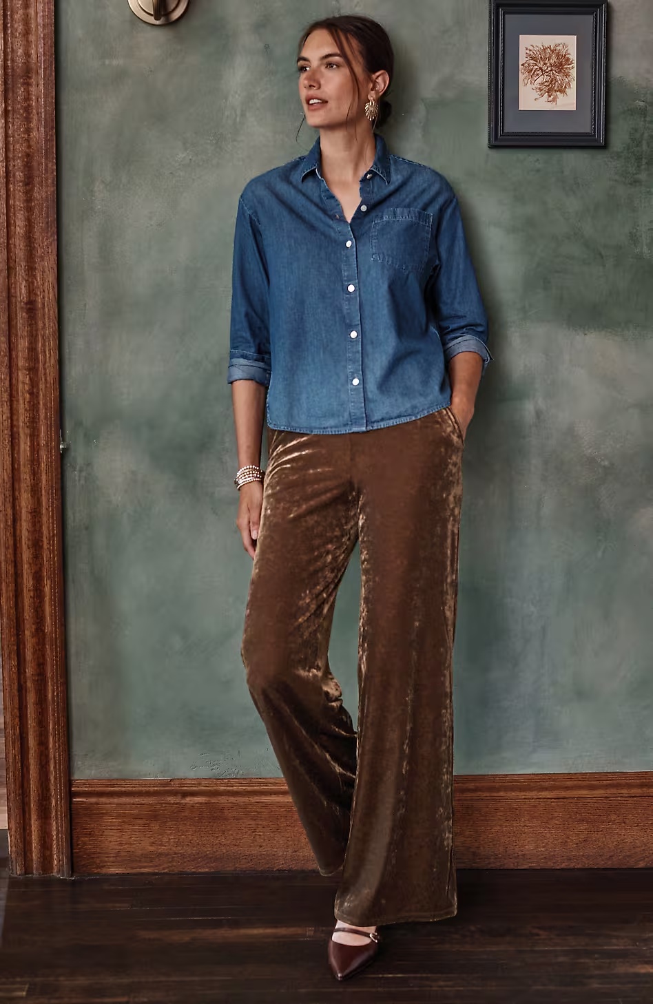 5183-Pure-Jill-Knit-Velvet-Wide-Leg-Pants-2.jpg Pure Jill Knit-Velvet Wide-Leg Pants