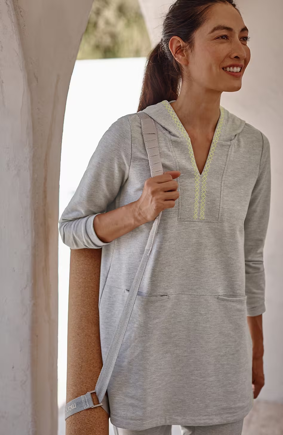 51854-Fit-Elevate-Terry-Embroidered-Hooded-Tunic-1.jpg Fit Elevate Terry Embroidered Hooded Tunic