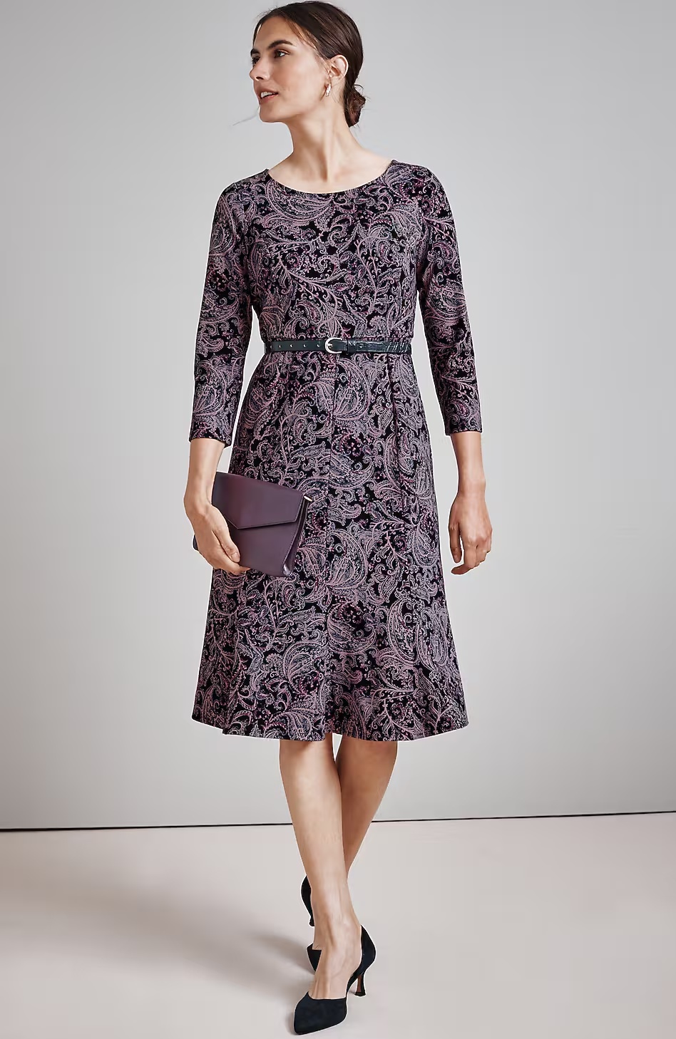 Wearever Printed-Knit Dress