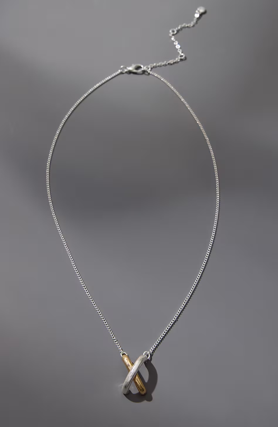 Modern Elements Crisscross Necklace