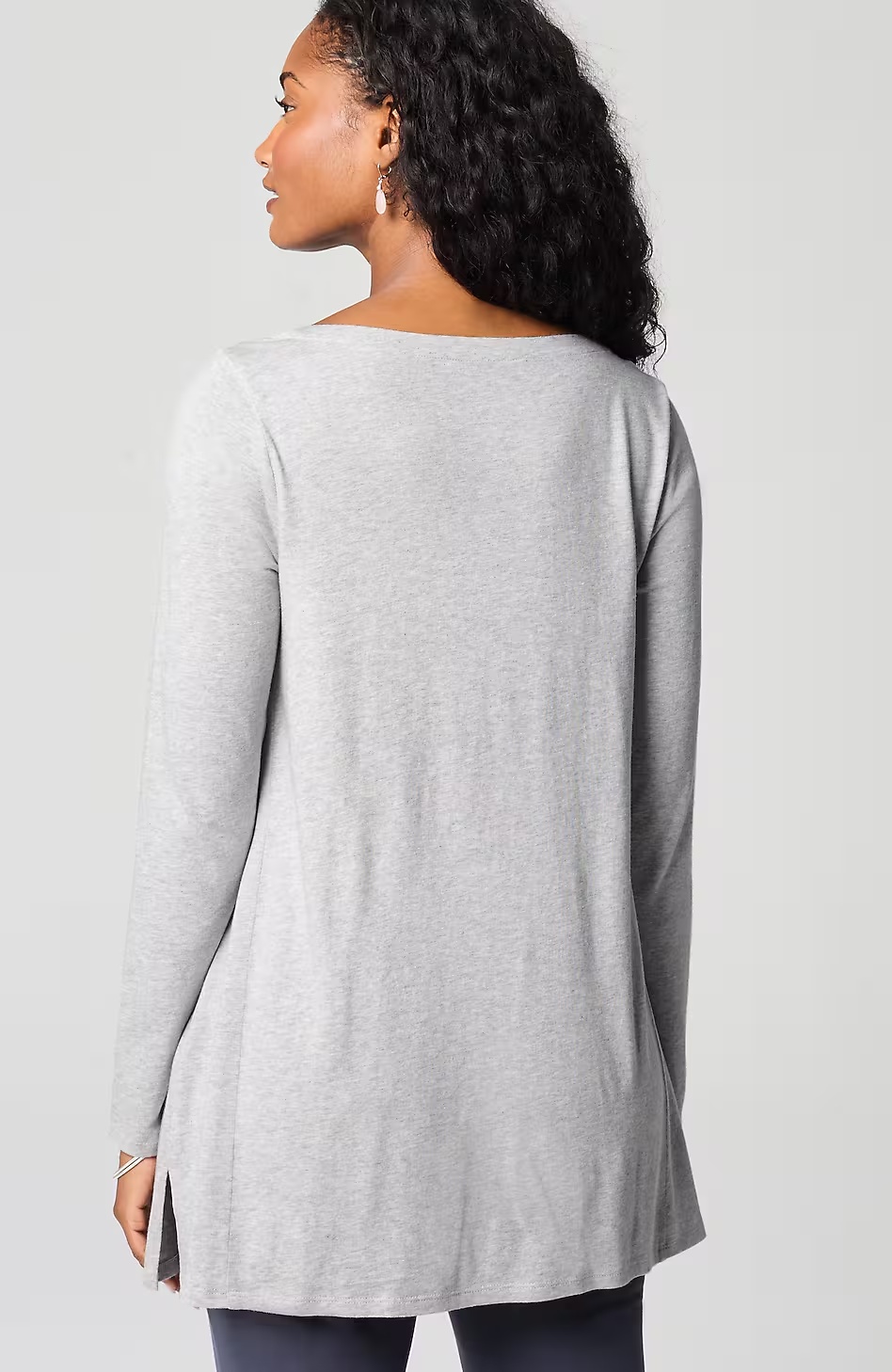 52971-Pure-Jill-Embroidered-Dipped-Hem-Tunic-2.jpg Pure Jill Embroidered Dipped-Hem Tunic